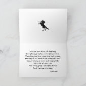 牧師のために馬とランドスケープの誕生日カード カード (内部)