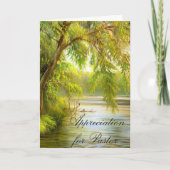 牧師のための感謝 カード (正面)