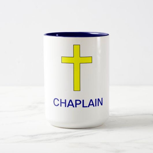 牧師のコーヒー・マグ ツートーンマグカップ (中央)