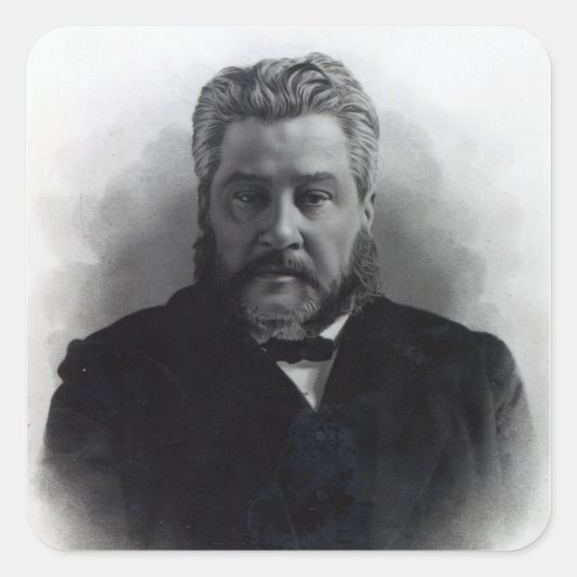 牧師のチャールズHaddon Spurgeon スクエアシール (正面)