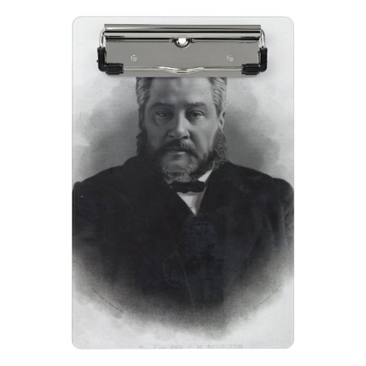 牧師のチャールズHaddon Spurgeon ミニクリップボード (正面)