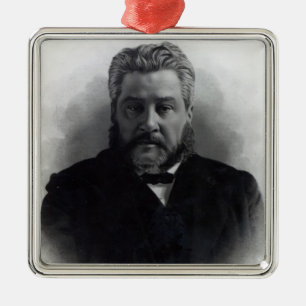 牧師のチャールズHaddon Spurgeon メタルオーナメント