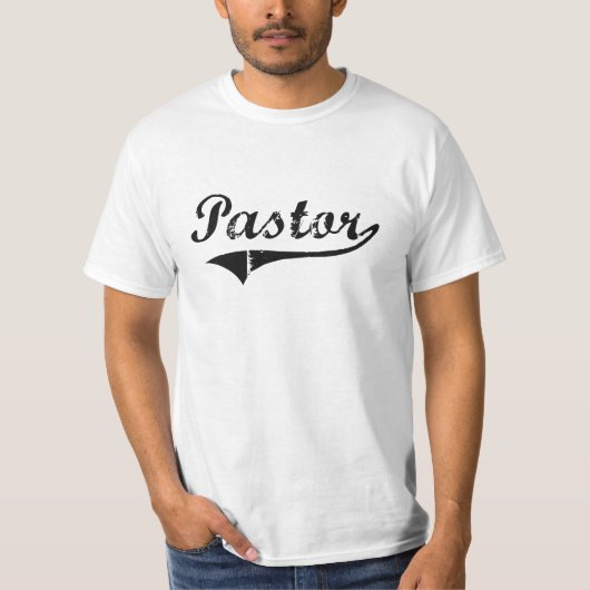 牧師のプロフェッショナルの仕事 Tシャツ (正面)