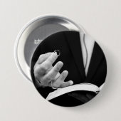 牧師の保持リングや輪 缶バッジ (正面&裏面)