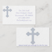 牧師の名刺 名刺 (正面/裏面)