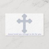 牧師の名刺 名刺 (裏面)