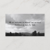 牧師の名刺 名刺 (裏面)