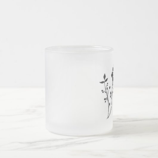 牧師の妻の優雅 フロストグラスマグカップ (中央)
