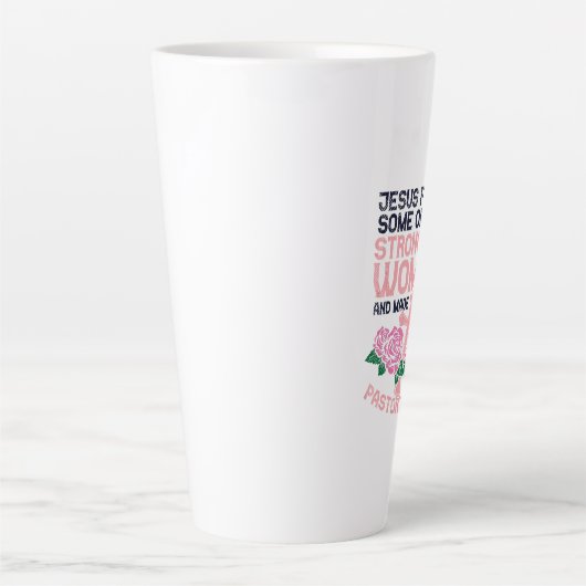 牧師の妻の最強の女性の説教の教会 カフェラテマグ (正面)