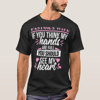 牧師の妻キュートハートキリスト教会 Tシャツ