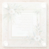 ✝️牧師の妻妻感謝の贈り物ありがとう ガラスコースター (裏面)