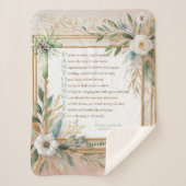 ✝️牧師の妻妻感謝の贈り物ありがとう シェルパブランケット (正面)