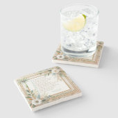 ✝️牧師の妻妻感謝の贈り物ありがとう ストーンコースター (横)