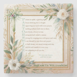 ✝️牧師の妻妻感謝の贈り物ありがとう ストーンコースター