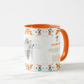 ✝️牧師の妻妻感謝の贈り物ありがとう マグカップ (正面右)