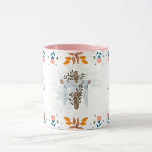 ✝️牧師の妻妻感謝の贈り物ありがとう マグカップ (中央)