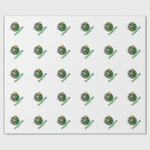 牧師の妻 – 開花 ラッピングペーパー (フラット)