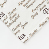 牧師の属性 フリースブランケット (角)