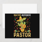 牧師の平均的ではない宗教指導者Cinco De May 招待状 (正面/裏面)