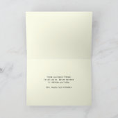 牧師の感謝の海場面聖なる書物、経典カード サンキューカード (内部)