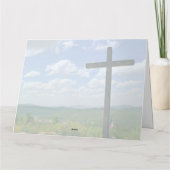 牧師の感謝の聖なる書物、経典カード サンキューカード (裏面)