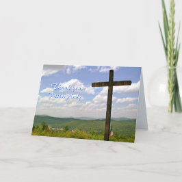 牧師の感謝の聖なる書物、経典カード サンキューカード