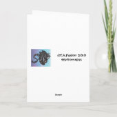 牧師の感謝の聖書くまカード サンキューカード (裏面)