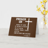 牧師の感謝を伝える カード (黄色い花)