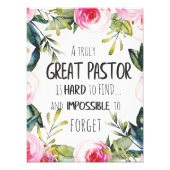 牧師の感謝ギフト牧師ありがとう引用文 フォトプリント            (正面)