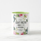 牧師の感謝ギフト牧師ありがとう引用文 マグカップ (中央)