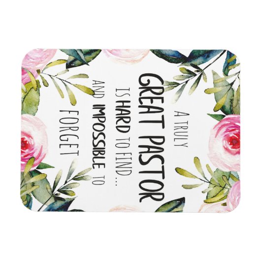 牧師の感謝ギフト牧師ありがとう引用文 マグネット (横)