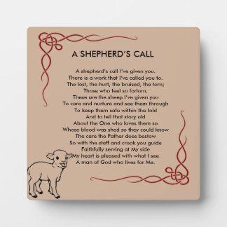 牧師の感謝プラーク フォトプラーク