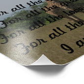 牧師の感謝状 フォトプリント            (角)