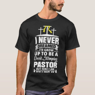 牧師の感謝聖職者の説教者クリスチャン・ファン Tシャツ