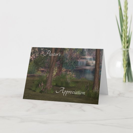 牧師の感謝 カード (正面)