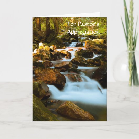 牧師の感謝 カード (正面)
