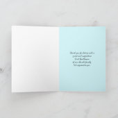 牧師の感謝 | 1紳士 |ありがとうございます サンキューカード (内部)