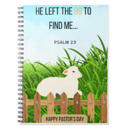 牧師の日のノート，羊のノート， psalms23 ノートブック