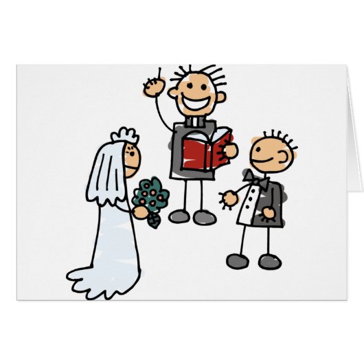 牧師の結婚儀式 (正面横)