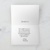 牧師の記念日 カード (内部)