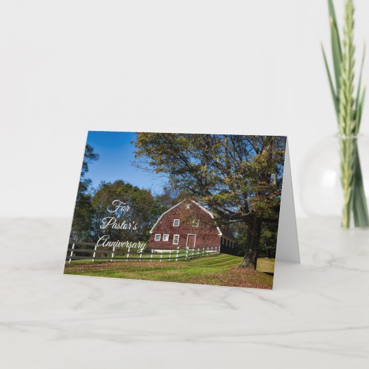 牧師の記念日 カード (正面)