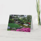 牧師の記念日 カード (正面)