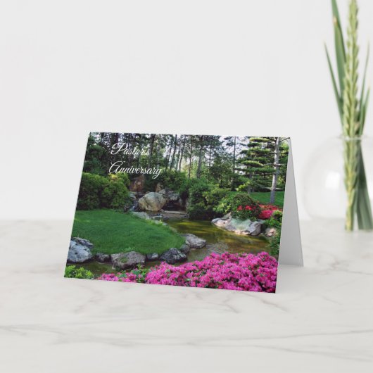 牧師の記念日 カード (正面)