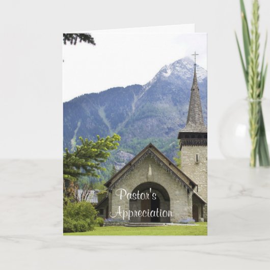 牧師の記念日 カード (正面)