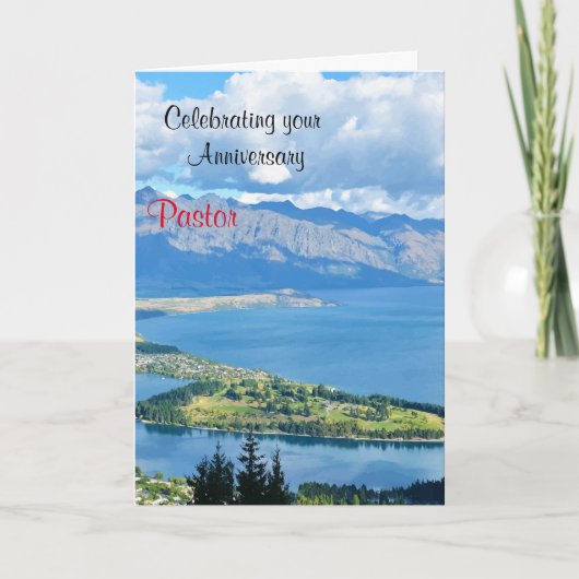 牧師の記念日 カード (正面)