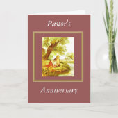 牧師の記念日 カード (正面)