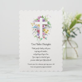 牧師の評価サンキューカード サンキューカード