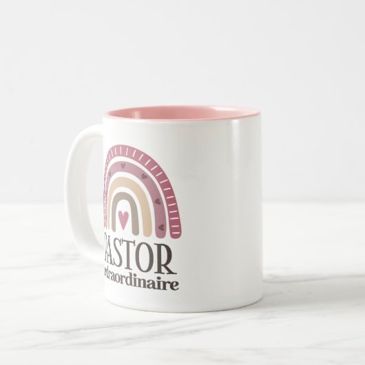 牧師の評価 ツートーンマグカップ (正面左)