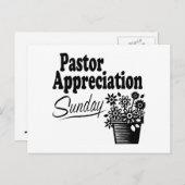 牧師の評価 ポストカード (正面/裏面)