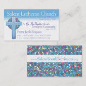 牧師のJakeサレムのルター派教会 名刺 (正面/裏面)